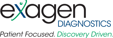 Exagen Diagnostics logo.