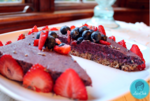 Image of Berry Almond Tart Slice