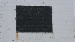 Image of Peggys Cove Warning